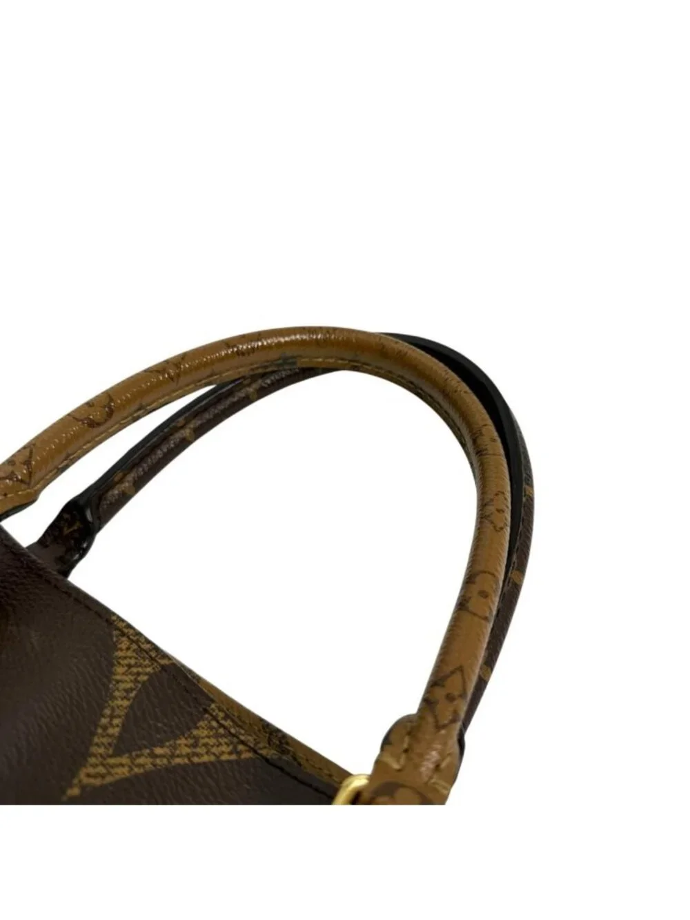 Louis Vuitton Monogram Giant Reverse Handbag On-the-go MM Tote Bag - Picture 10 of 15